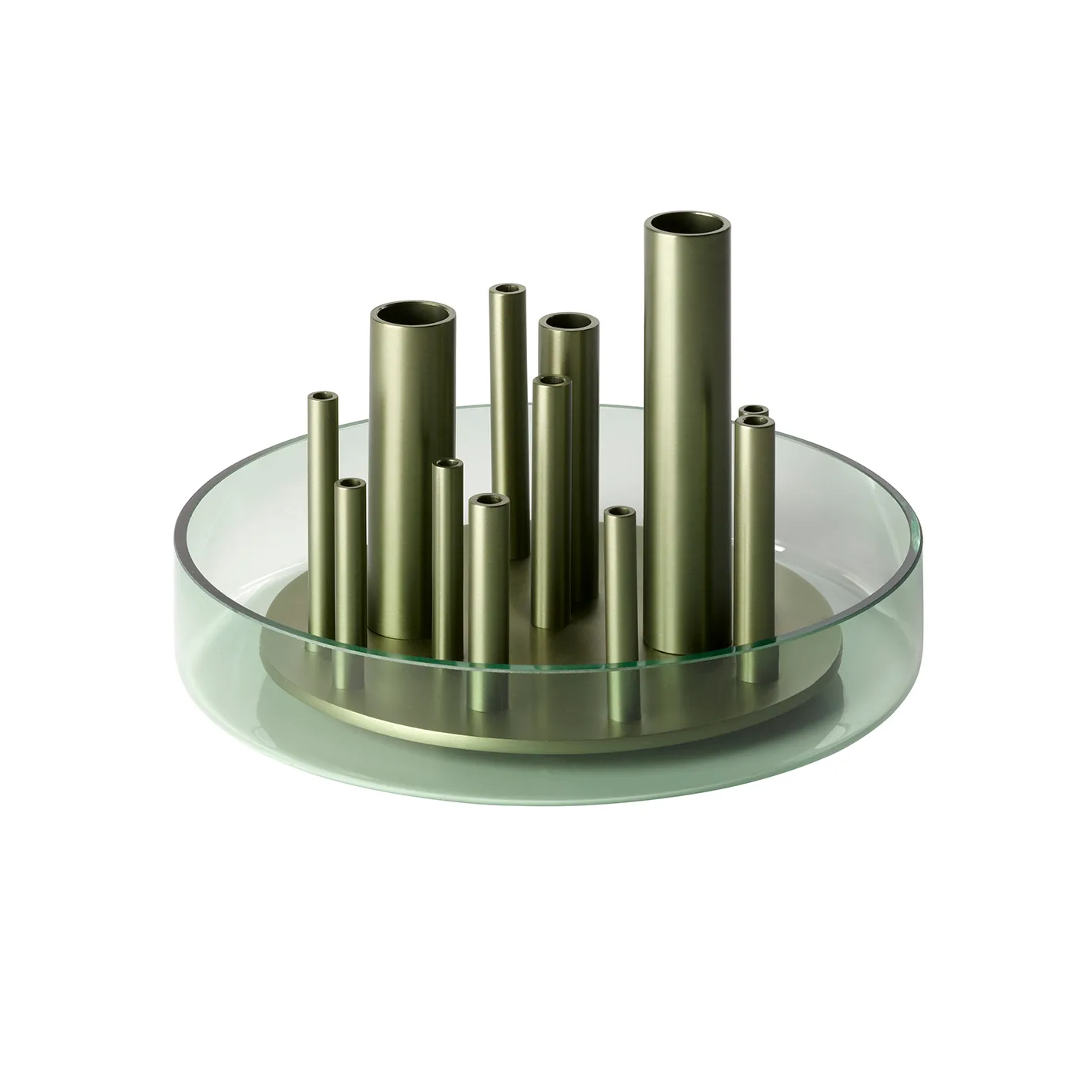 Ikeru vase Forest green, Lav Fritz Hansen