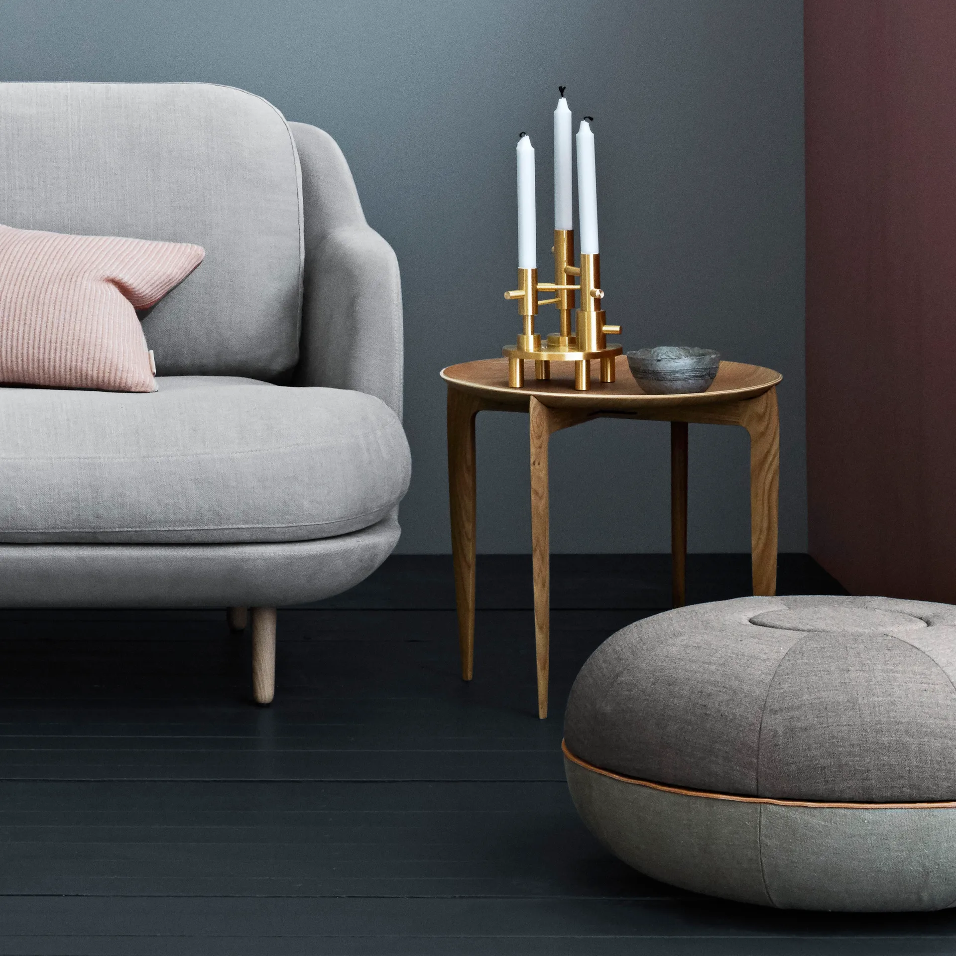 Jaime Hayon lysestake large, Messing Fritz Hansen