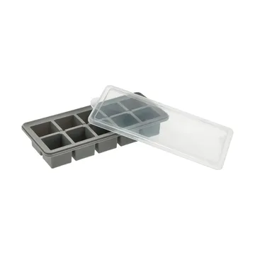 Funktion isbitboks med lokk - Grå, silikon, 21,9x9,9 cm - Funktion