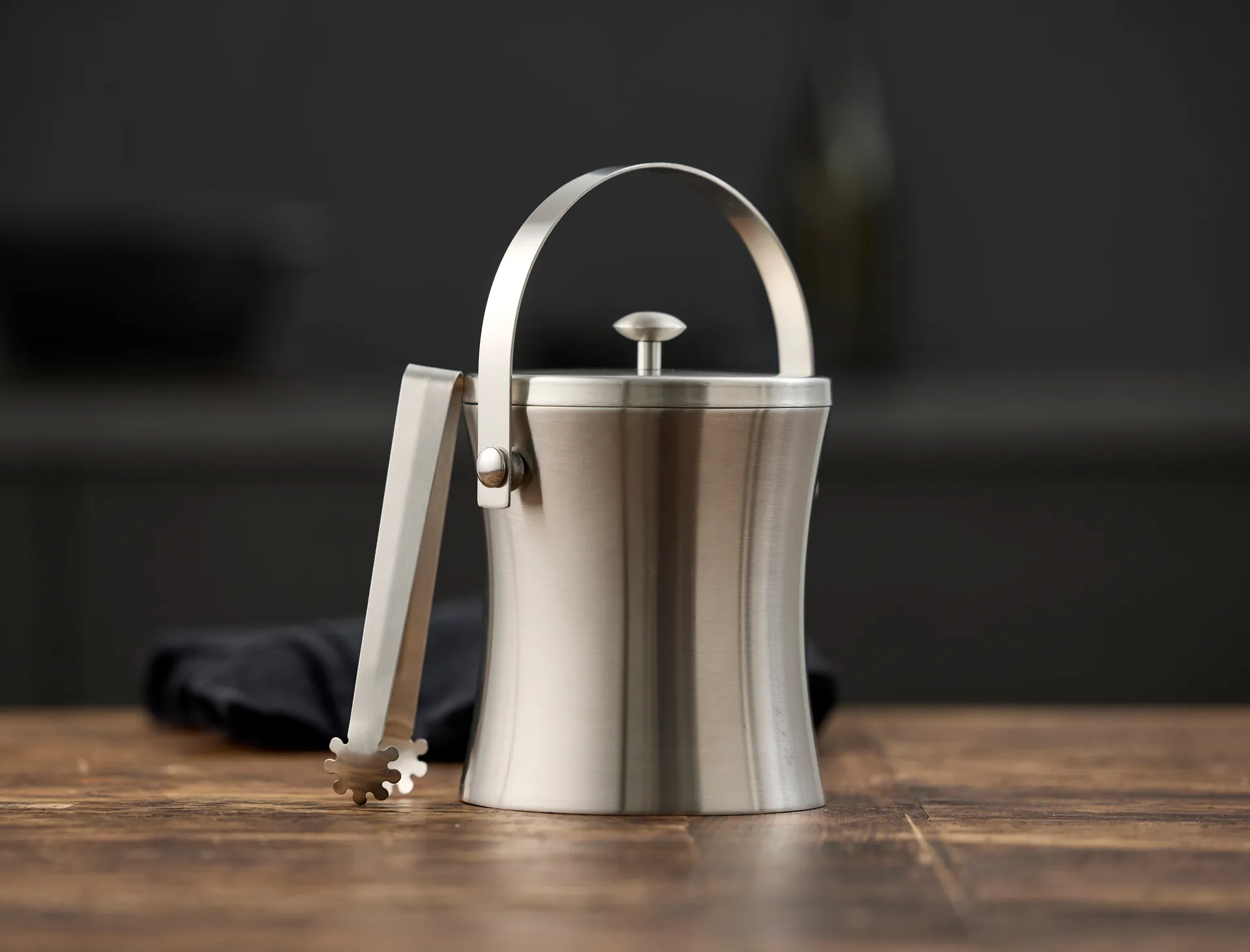 Funktion isbøtte med tang, Rustfritt stål Funktion