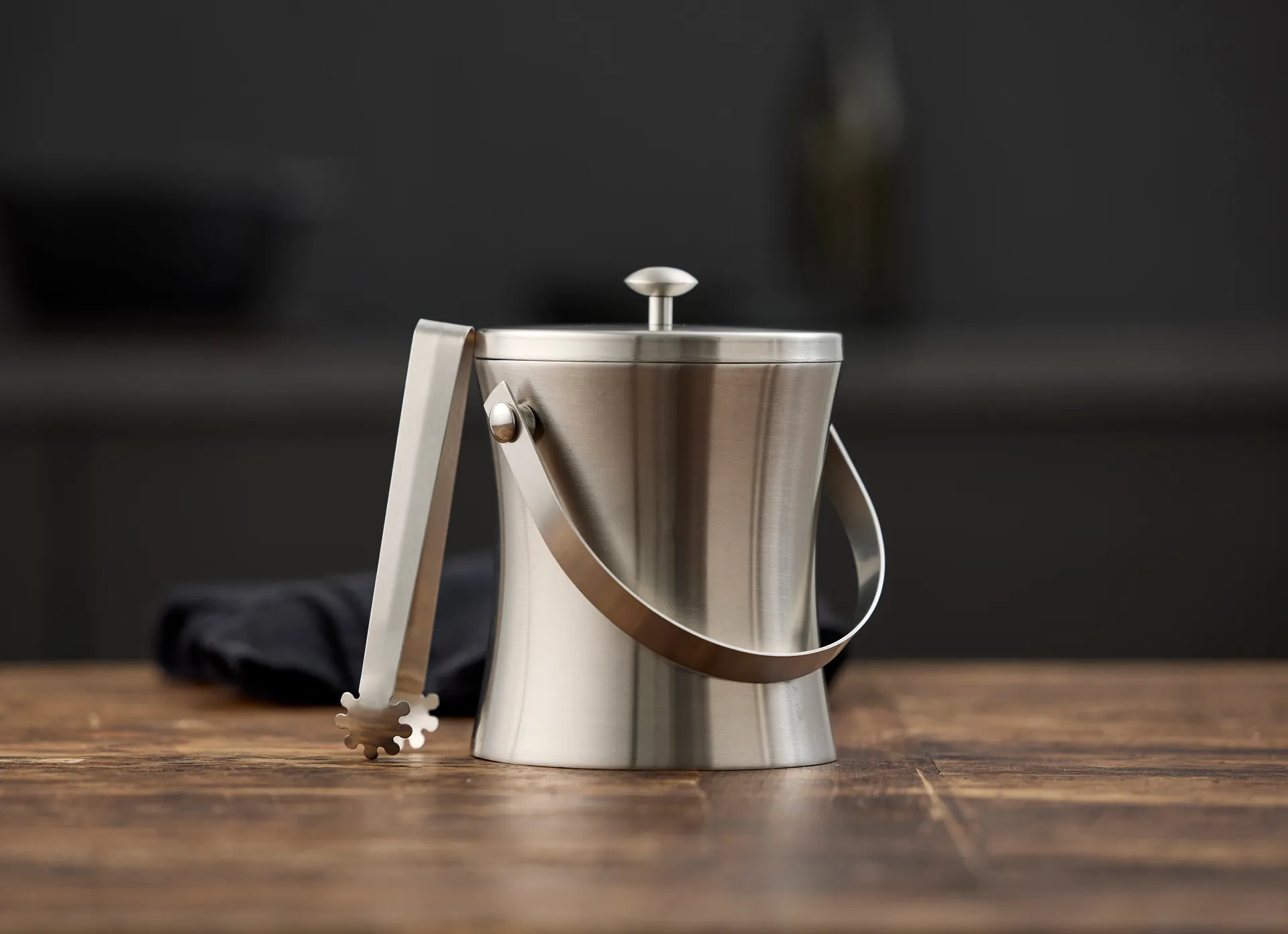 Funktion isbøtte med tang, Rustfritt stål Funktion