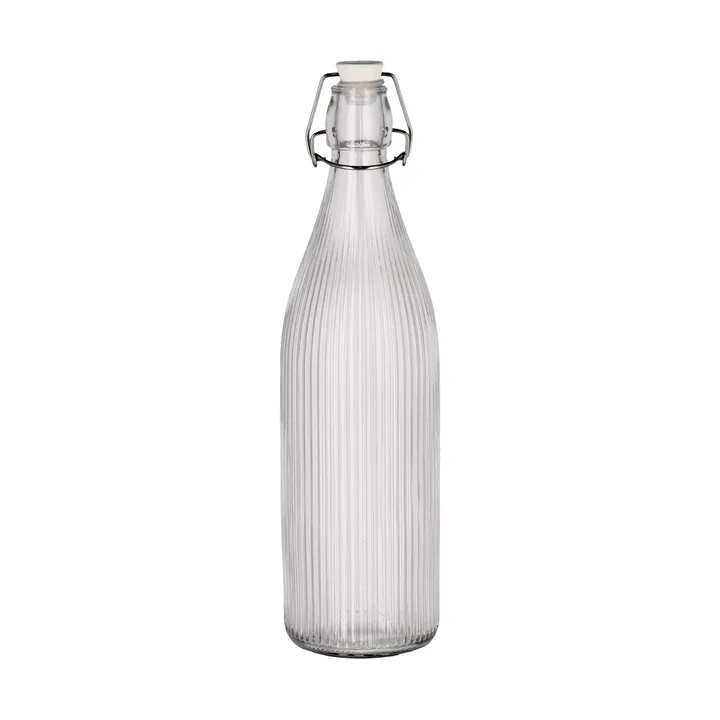 Funktion vannkaraff med patentkork - Klar, soda-limeglass, 1 l - Funktion