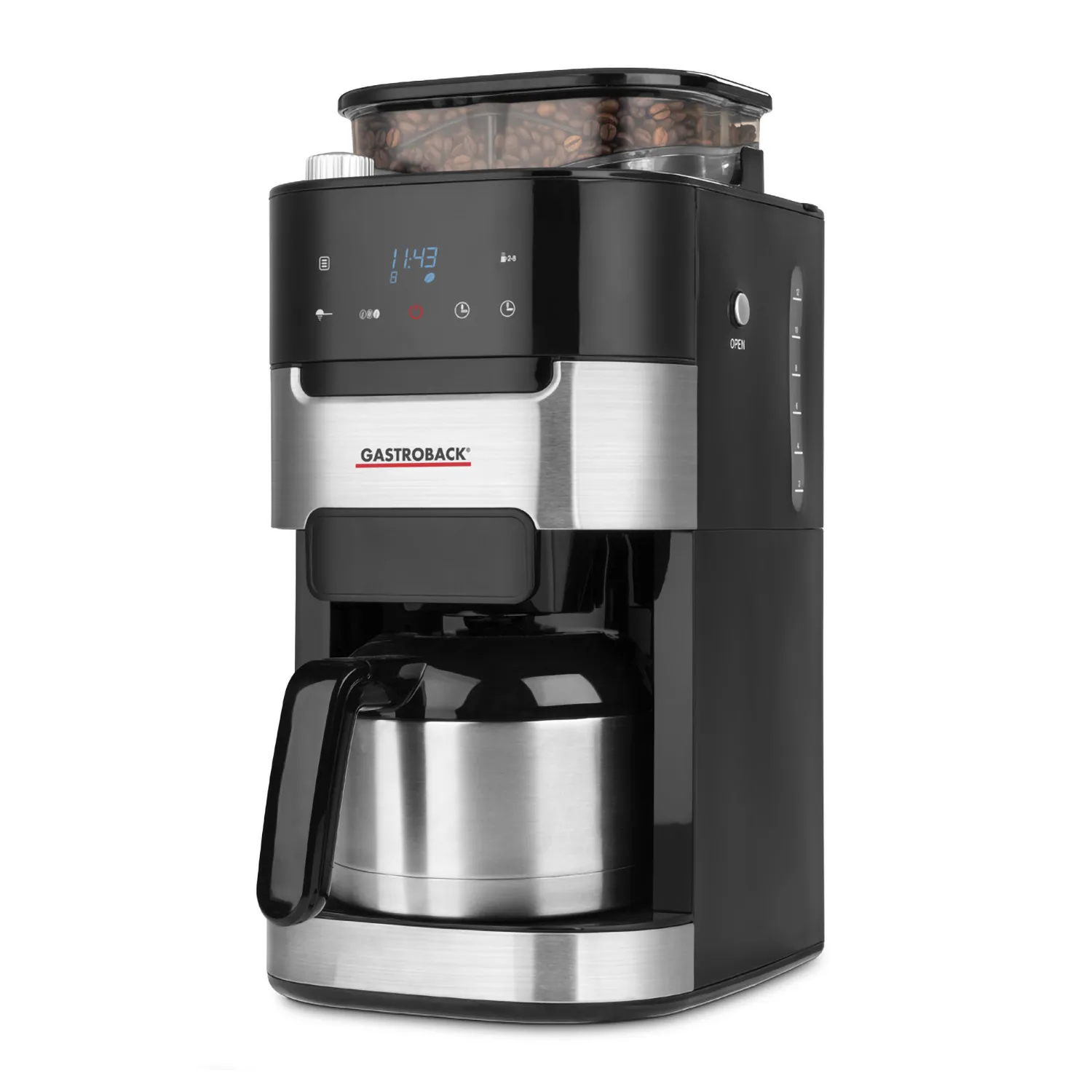 Gastroback Pro 42711s Thermo kaffetrakter, Silver Gastroback