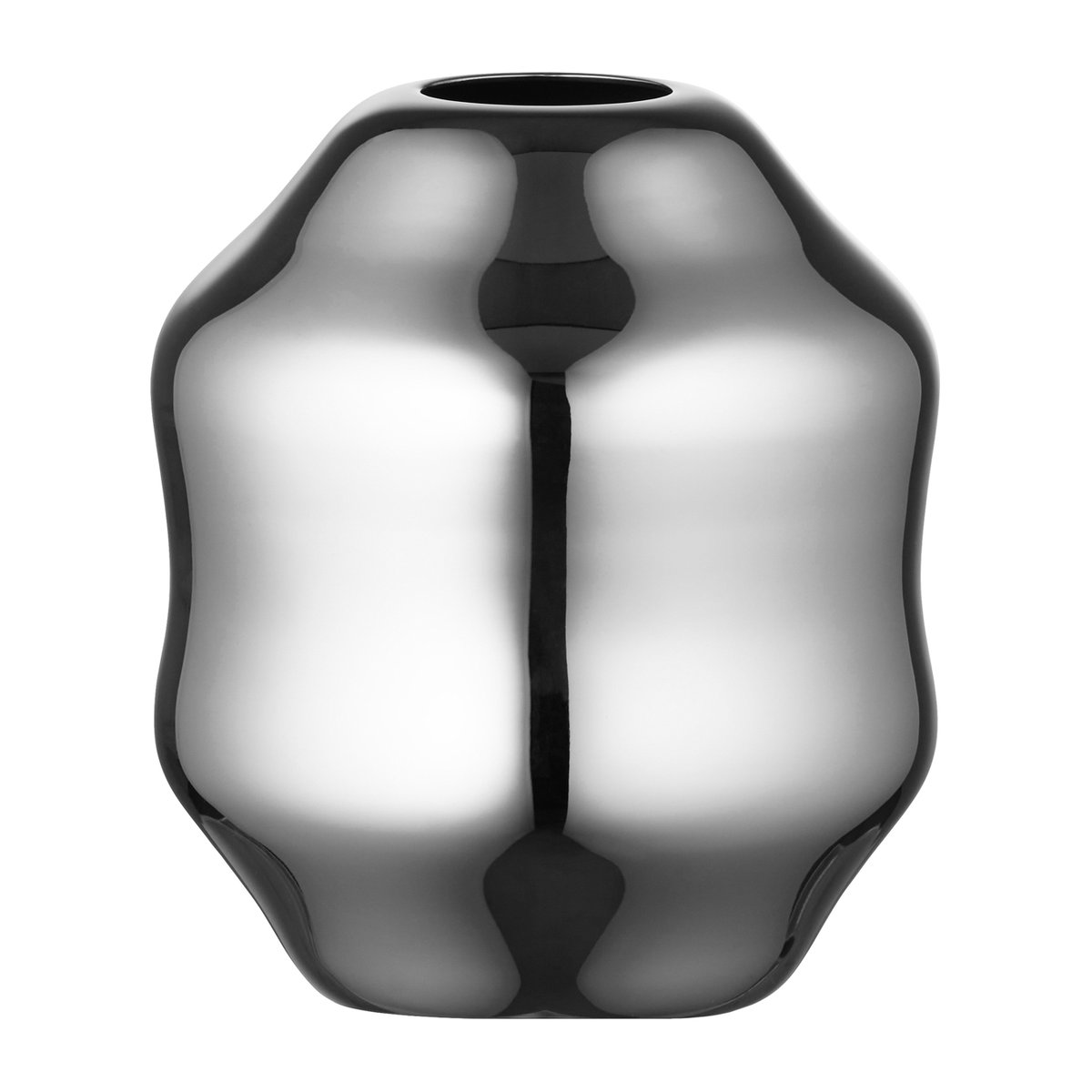 Gense Dorotea vase 9 x 10 cm Blankt stål