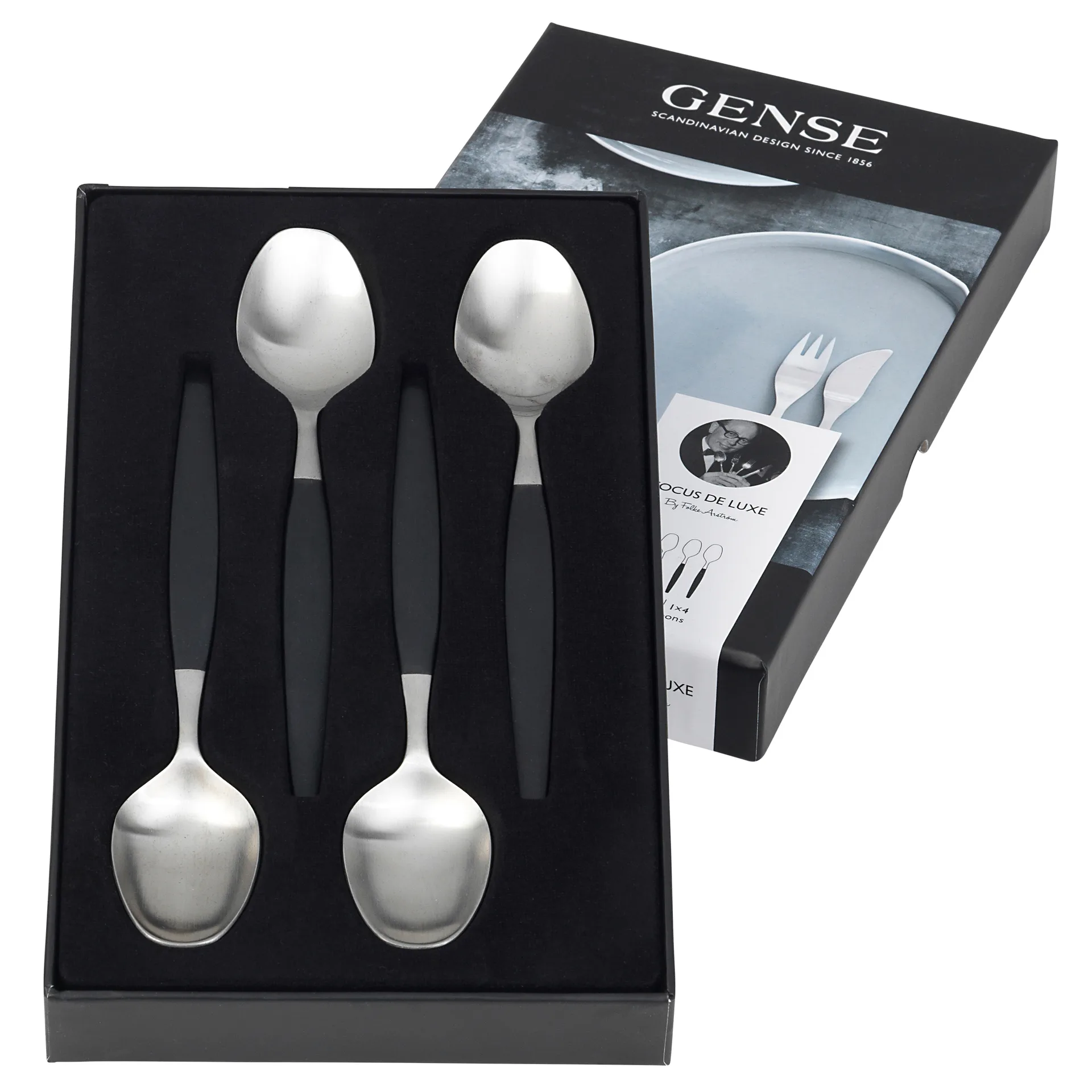 Focus de luxe dessertskjeer, 4-pakk Gense