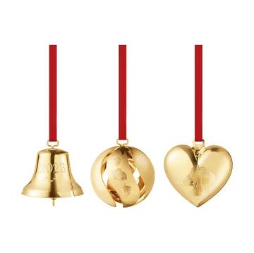 2023 gavesett 3 deler - Gullbelagt - Georg Jensen