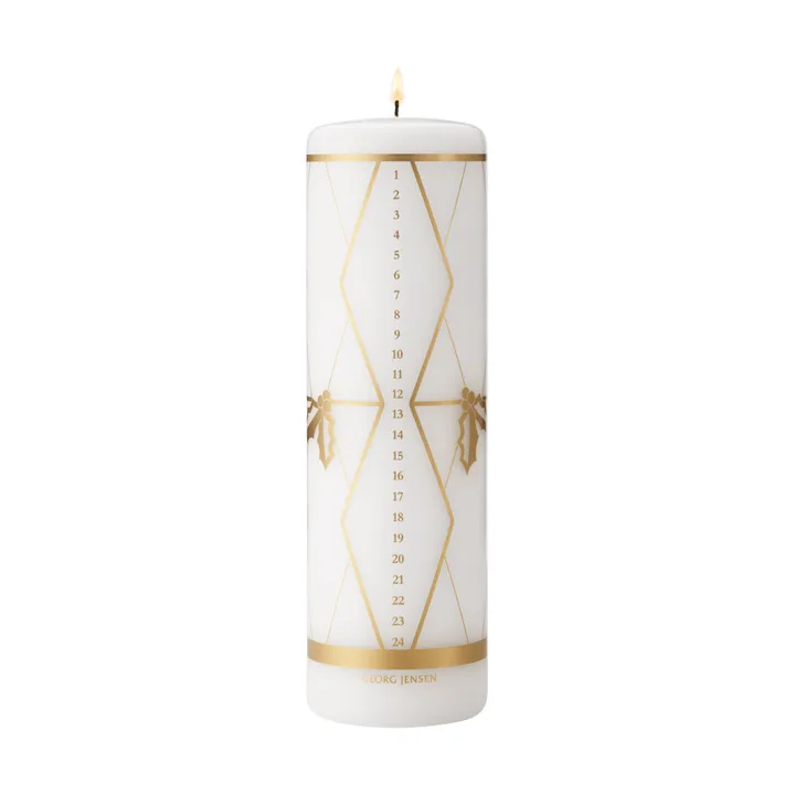 2026 års kalenderlys - Gulltrykk - Georg Jensen