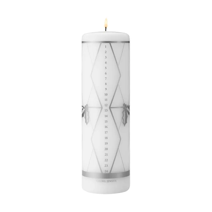 2026 års kalenderlys - Sølvtrykk - Georg Jensen
