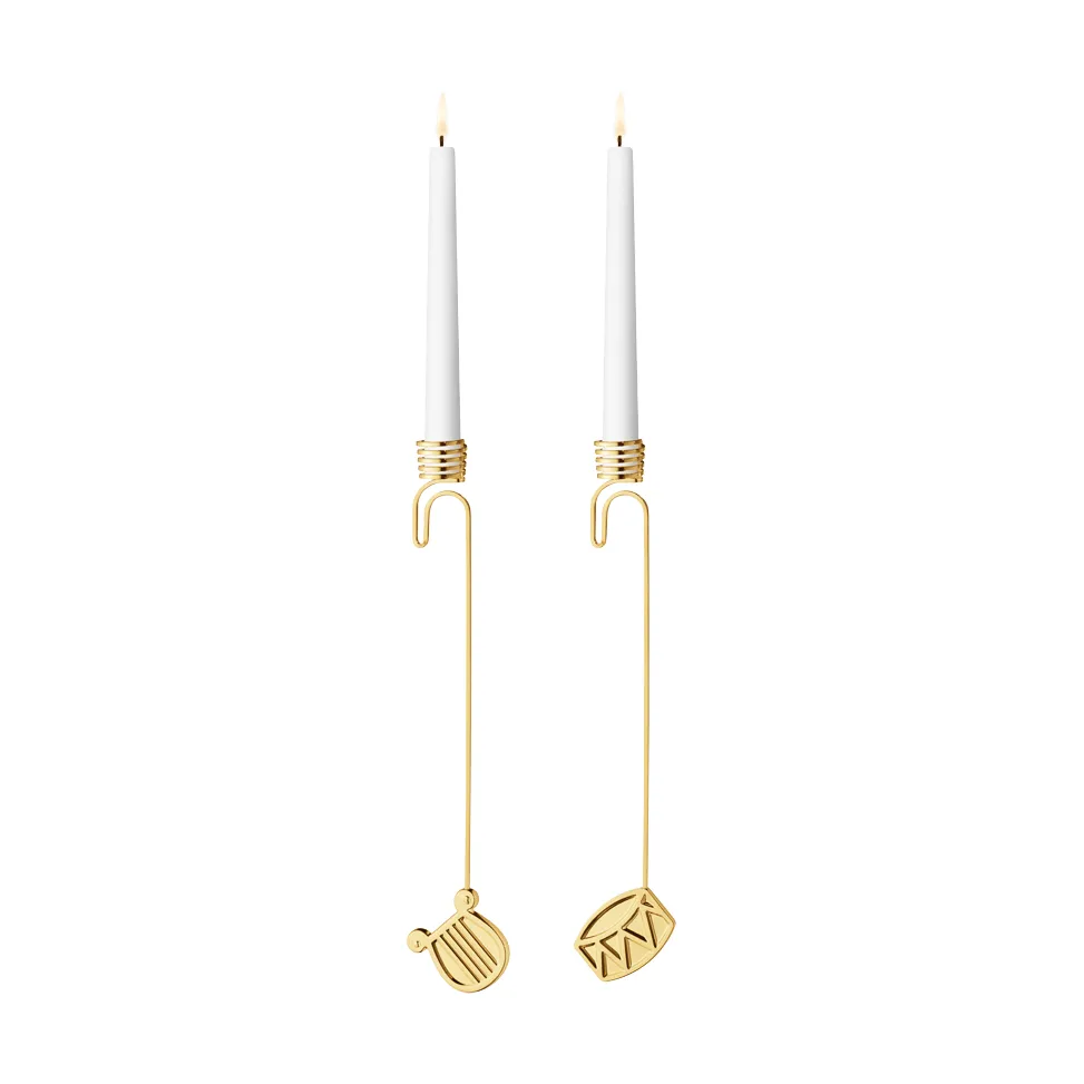 Georg Jensen 2026 &aring;rs lysestakesett Gull