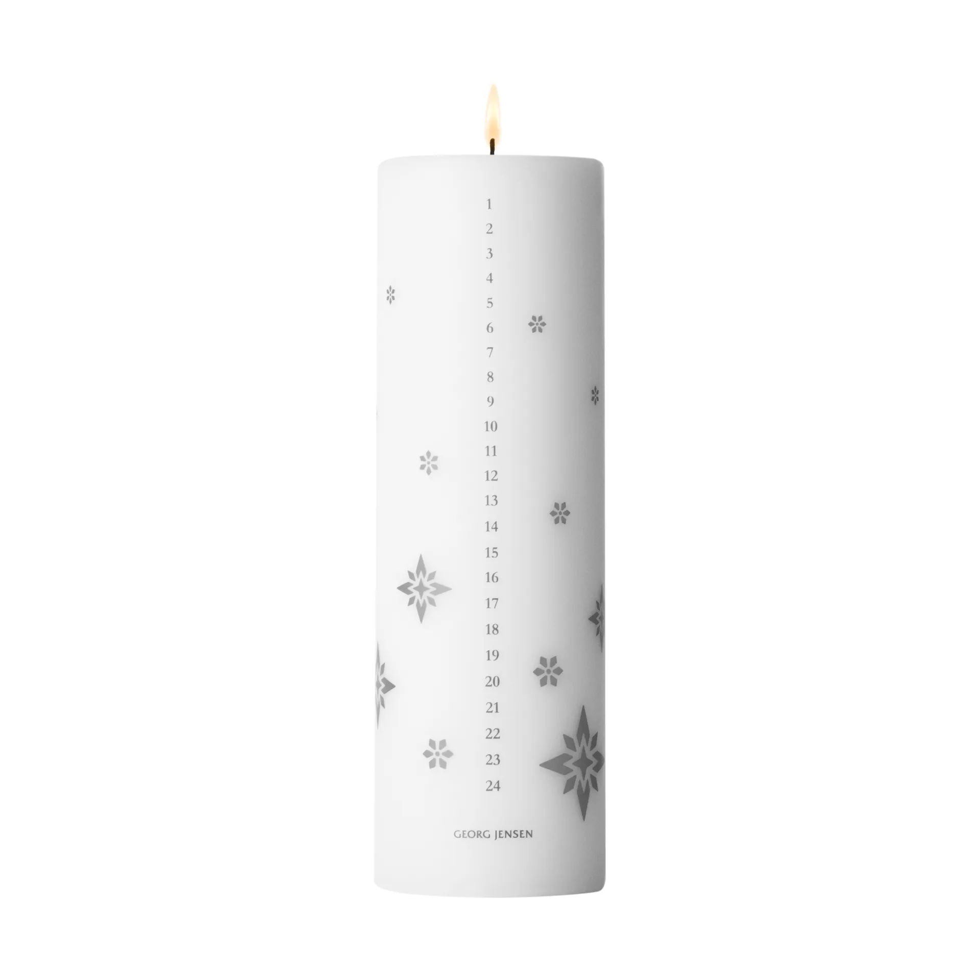 Årets Kalenderlys 2024, 25 cm, Sølv Georg Jensen