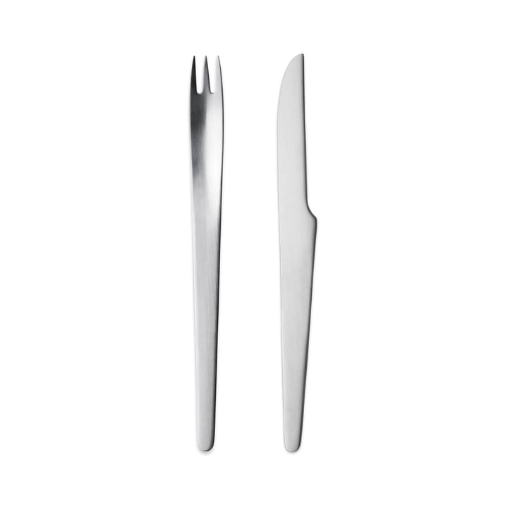 Arne Jacobsen dessertbestikk, 8 deler Georg Jensen