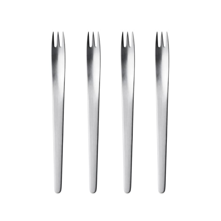 Arne Jacobsen kakegaffel, 4-pakning Georg Jensen