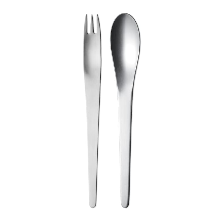 Arne Jacobsen salatbestikk, 2 deler Georg Jensen