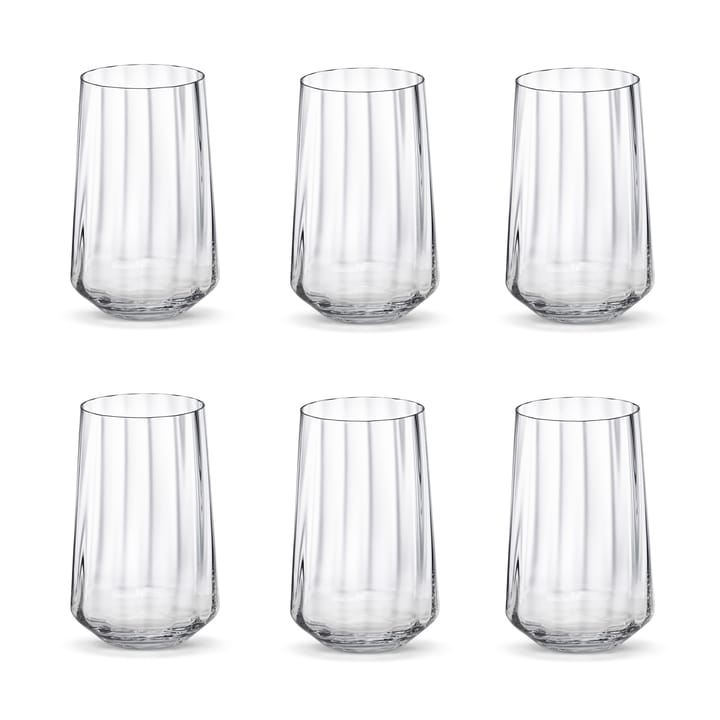 Bernadotte drikkeglass høyt 38 cl 6-stk., Krystallinsk Georg Jensen