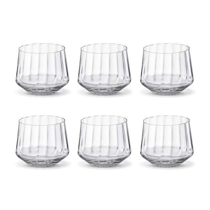 Bernadotte drikkeglass lavt 25 cl 6-stk., Krystallinsk Georg Jensen