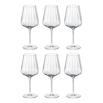 Bernadotte hvitvinsglass 6-stk. - Krystallinsk - Georg Jensen