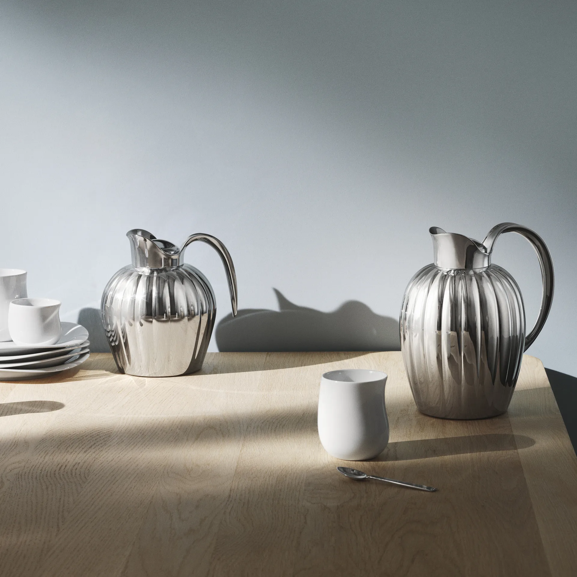 Bernadotte karaffel 1,6 L, Rustfritt stål Georg Jensen