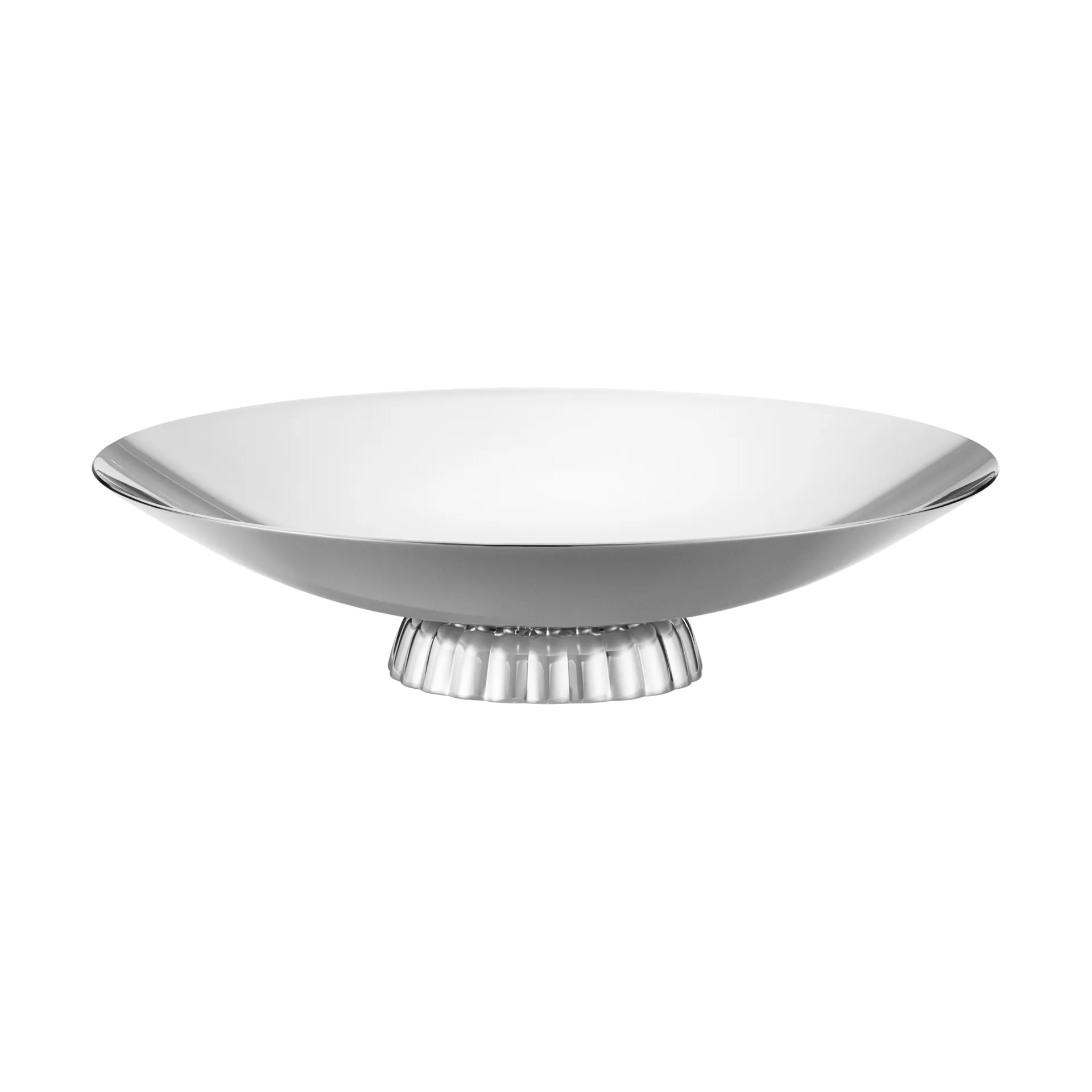 Georg Jensen Bernadotte lavt serveringsfat Rustfritt stål, Ø28 cm