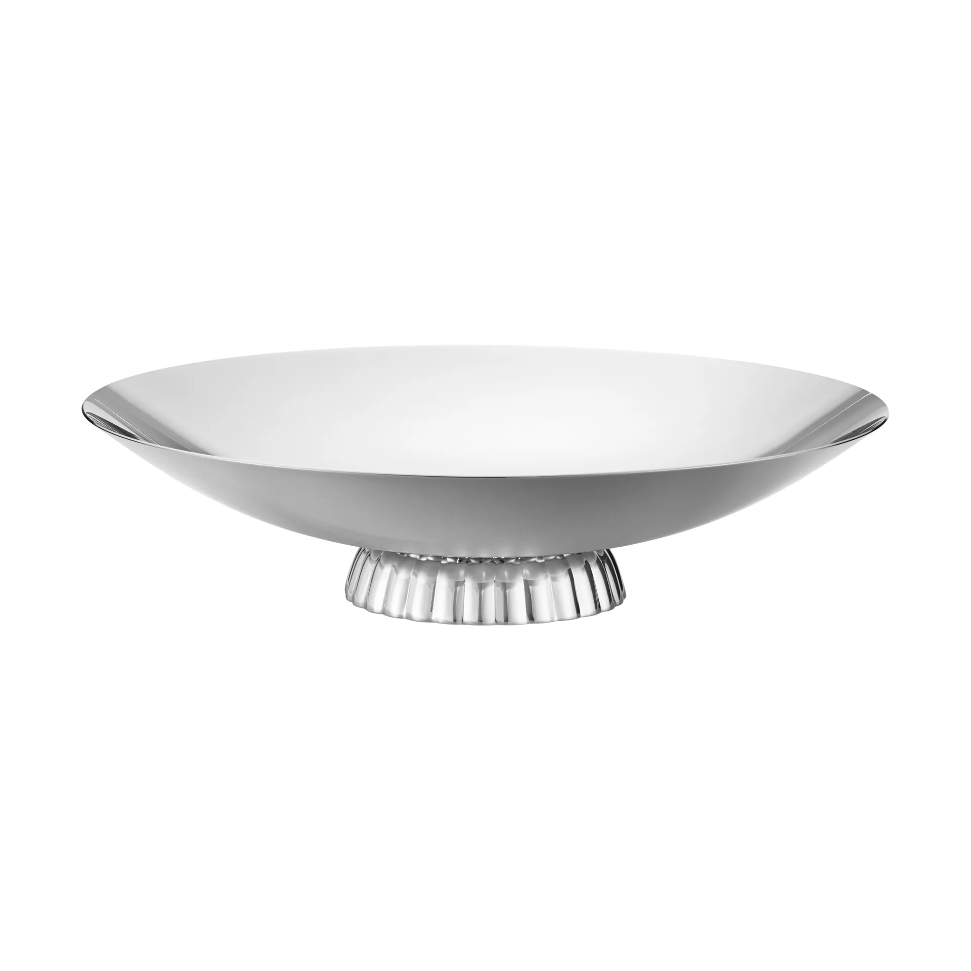 Georg Jensen Bernadotte lavt serveringsfat Rustfritt stål, Ø34 cm