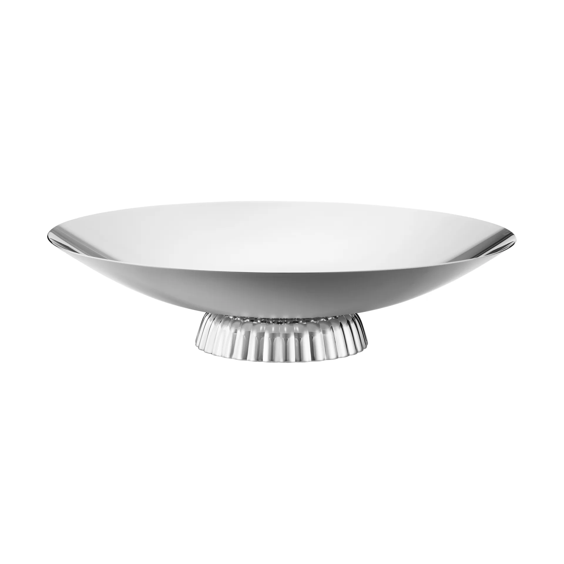 Georg Jensen Bernadotte lavt serveringsfat Rustfritt stål, bordoppsats. Ø40 cm