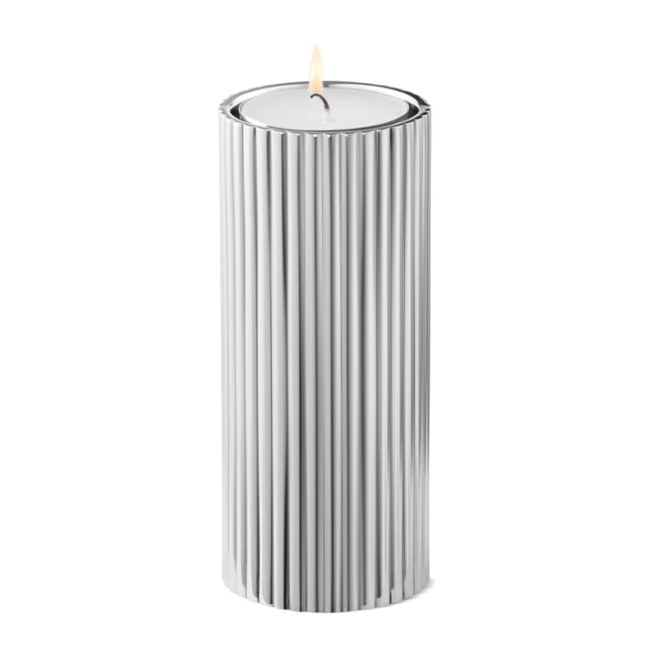 Bernadotte lysestake 11 cm, Rustfritt stål Georg Jensen