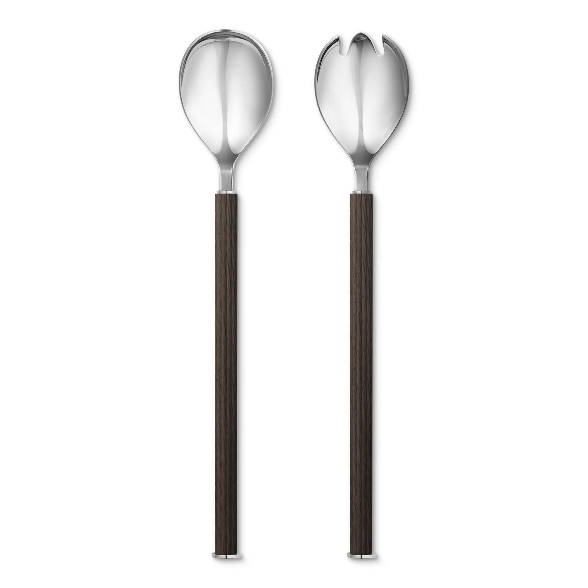 Bernadotte salatbestikk trehank, 2 deler Georg Jensen