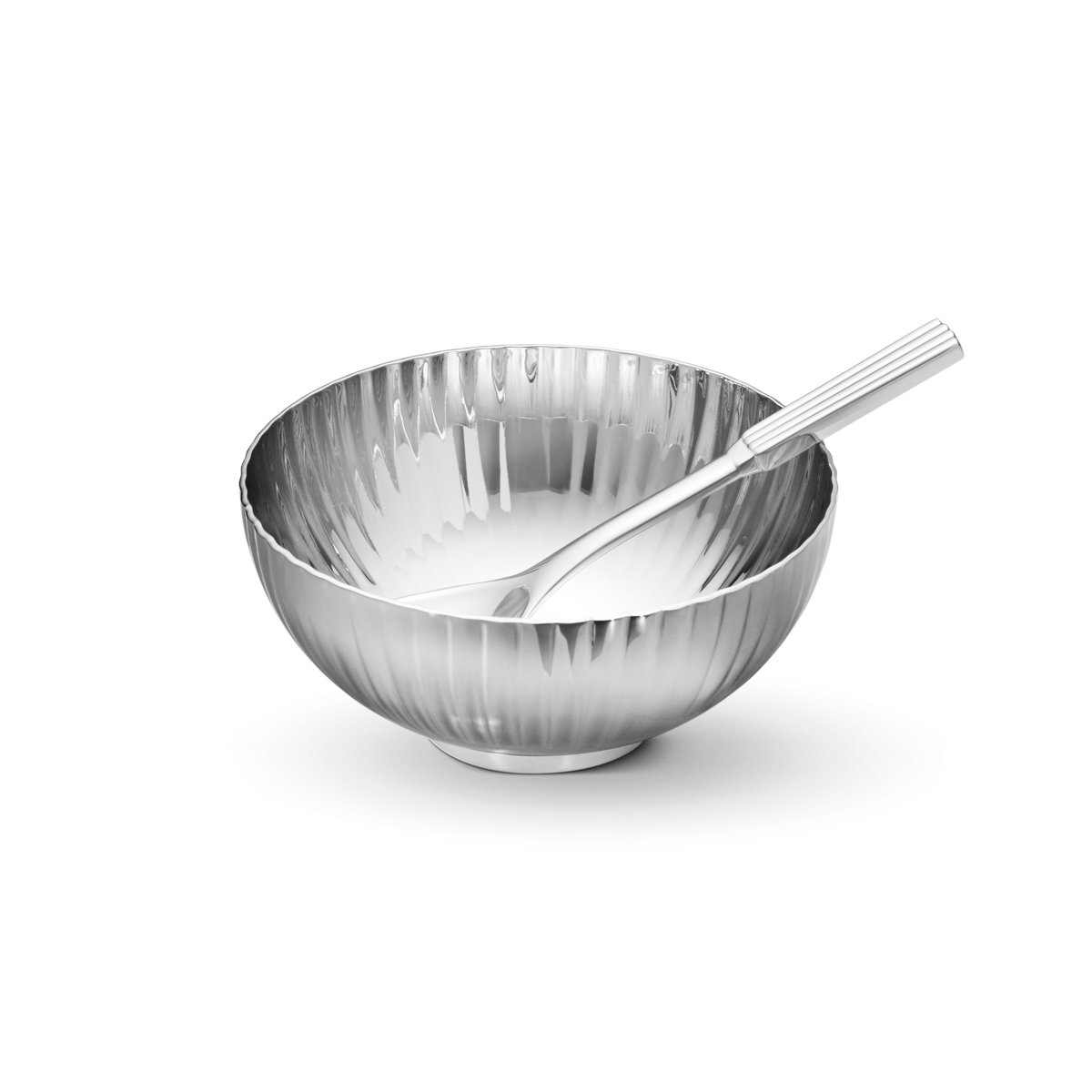 Georg Jensen - Bernadotte Salt Cellar & Spoon - Serveringsskåler - Sigvard Bernadotte - Metall