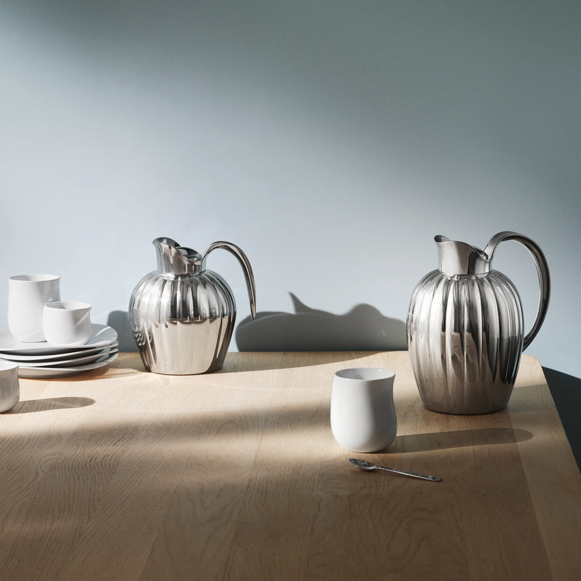 Bernadotte termokanne pushlokk, 0,8 L Georg Jensen