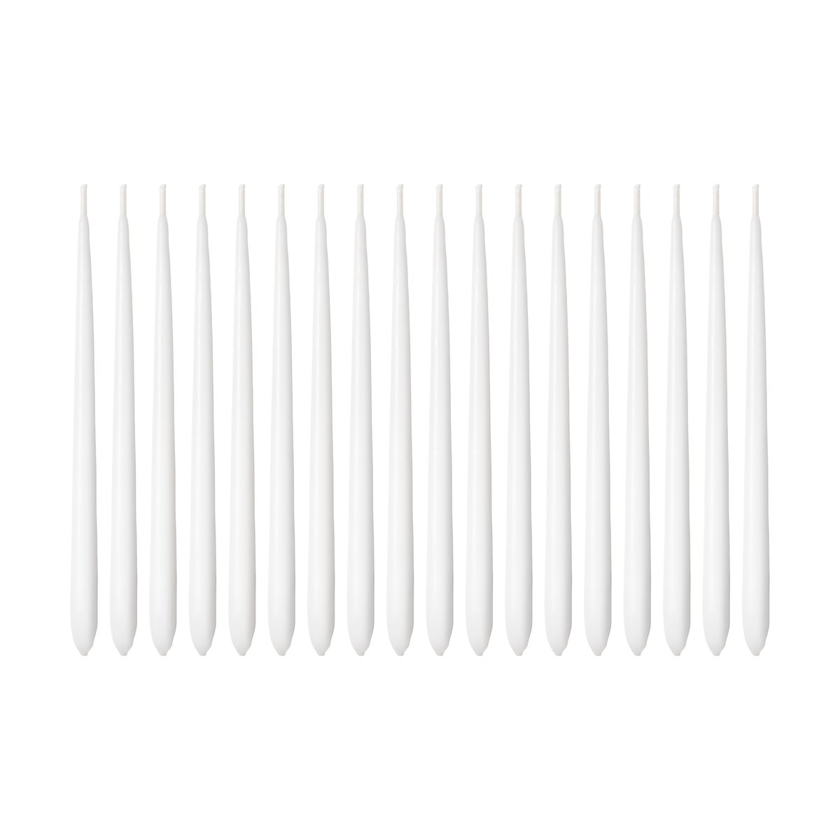 Georg Jensen Cobra Hanukkah lys 18-pakning Hvit