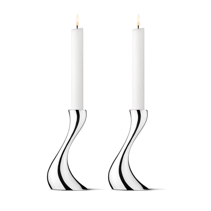 Cobra lysestake 2-pakk, liten, 16 cm Georg Jensen