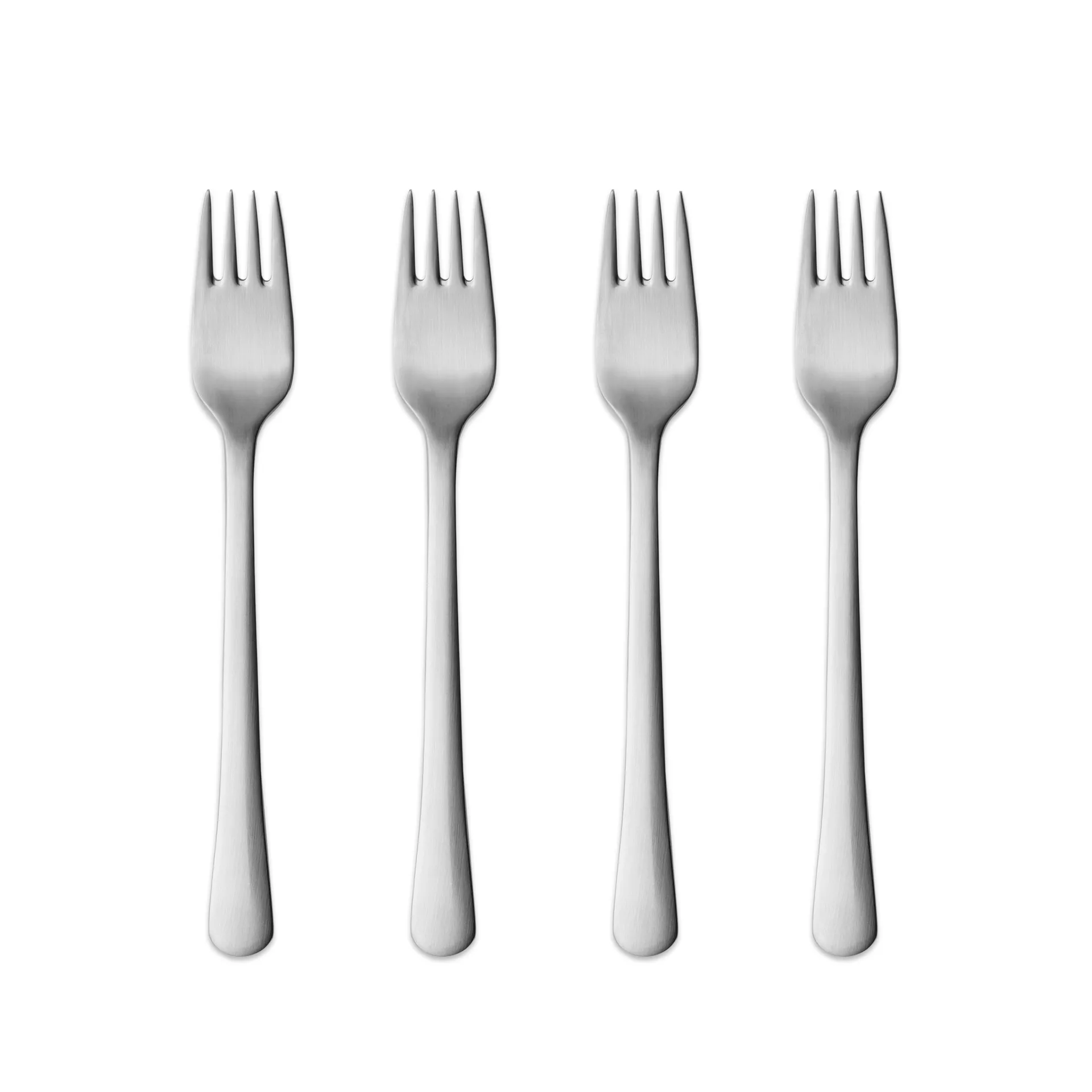 Copenhagen matt kakegaffel, 4-stk. Georg Jensen