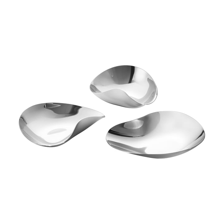 Indulgence snacksskål 3 deler - Rustfritt stål - Georg Jensen