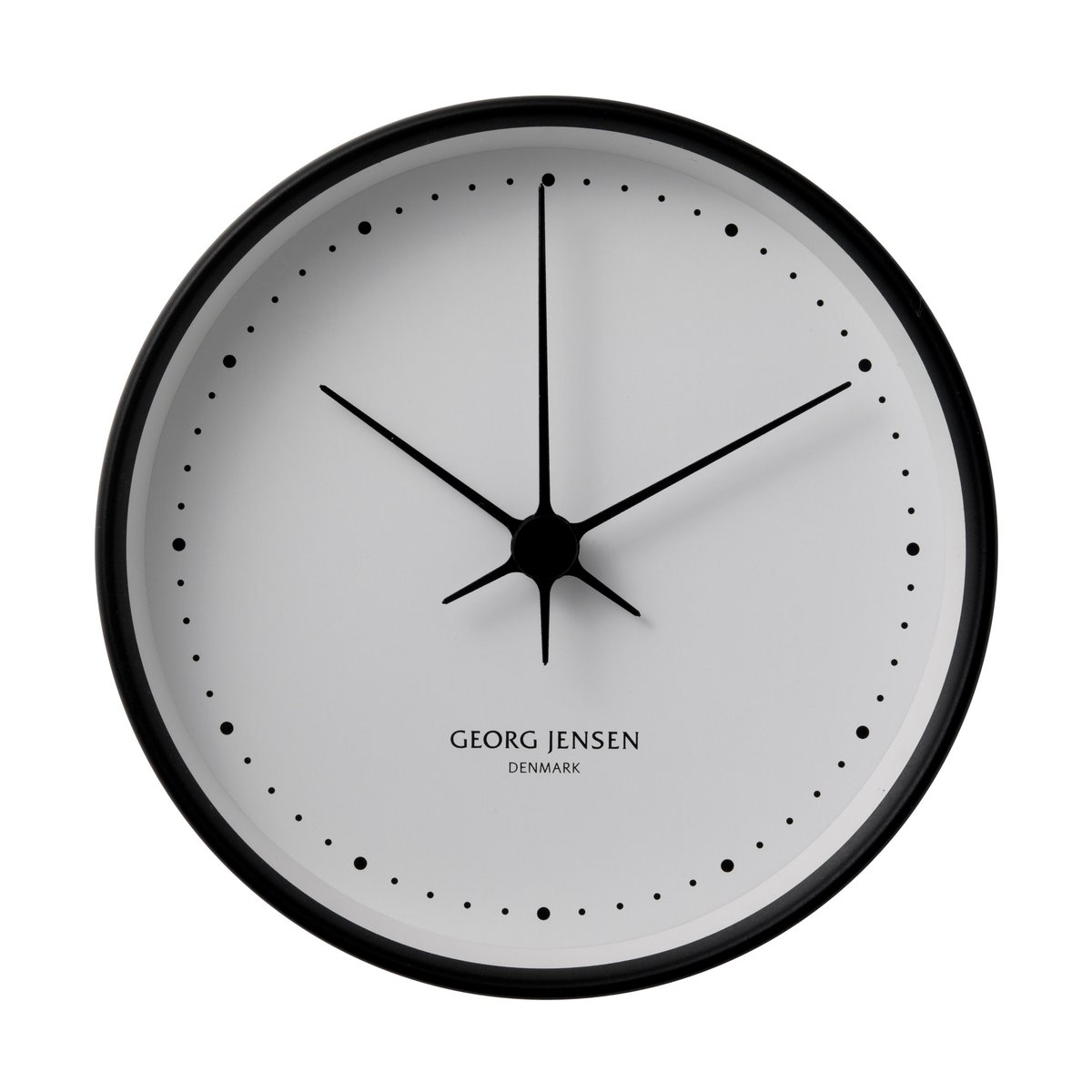 Georg Jensen Koppel veggur sort-hvitt Diameter 22 cm
