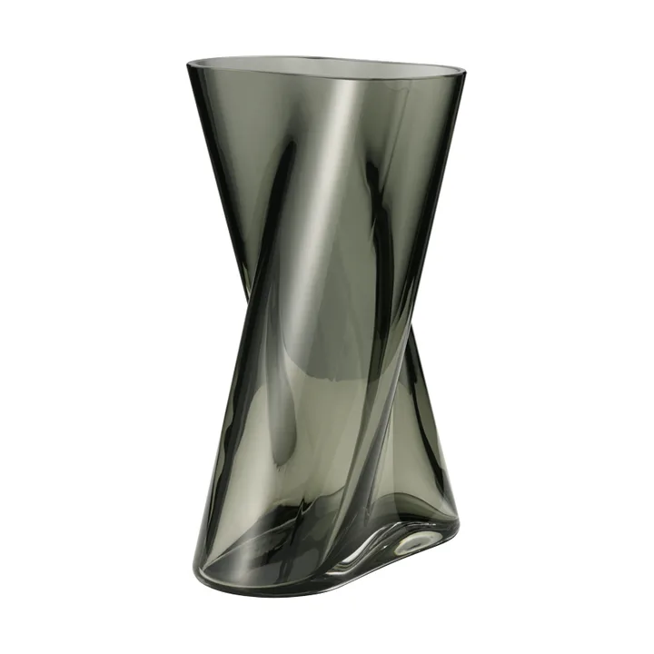 Lituus glassvase - Grå, stor - Georg Jensen
