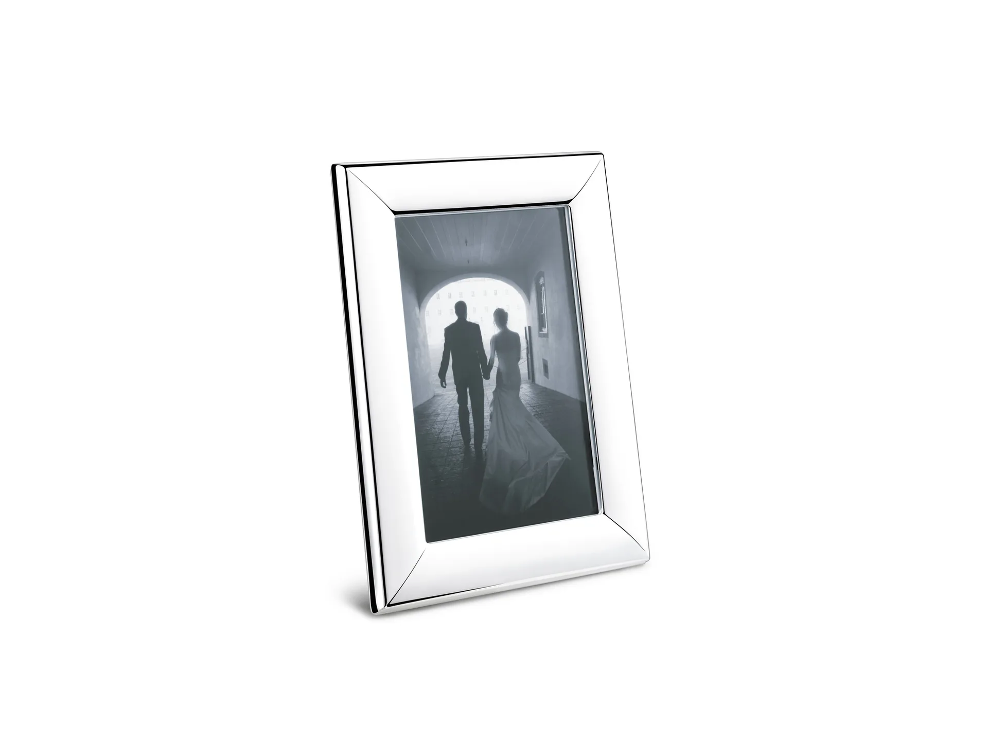 Moderne Fotoramme 10x15 cm, Rustfritt stål Georg Jensen