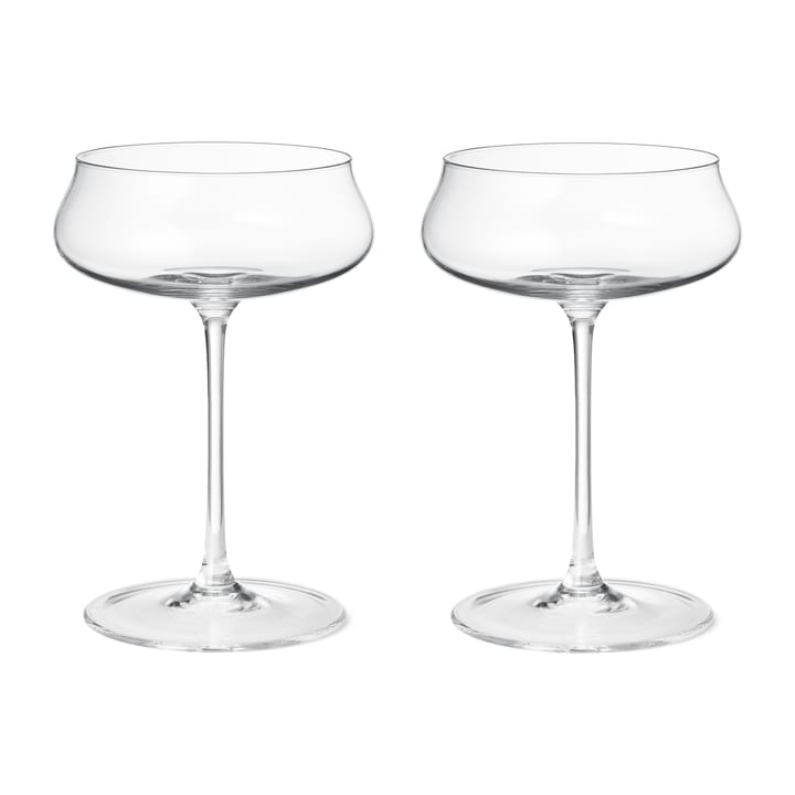 Sky cocktailglass coupe 25 cl 2-pakning - Klar - Georg Jensen