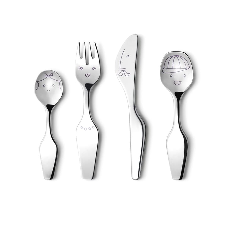 The Twist Family bestikksett, 4 deler Georg Jensen