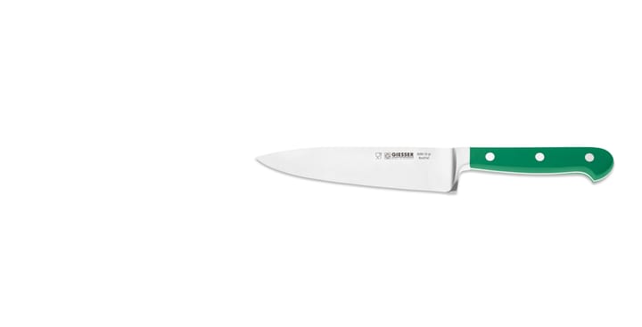 Geisser kokkekniv 15 cm, Grønn Giesser