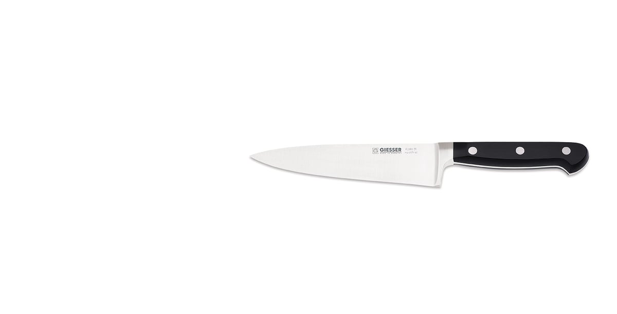 Giesser Geisser kokkekniv 15 cm Svart