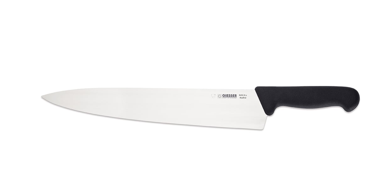 Giesser Geisser kokkekniv 31 cm Svart