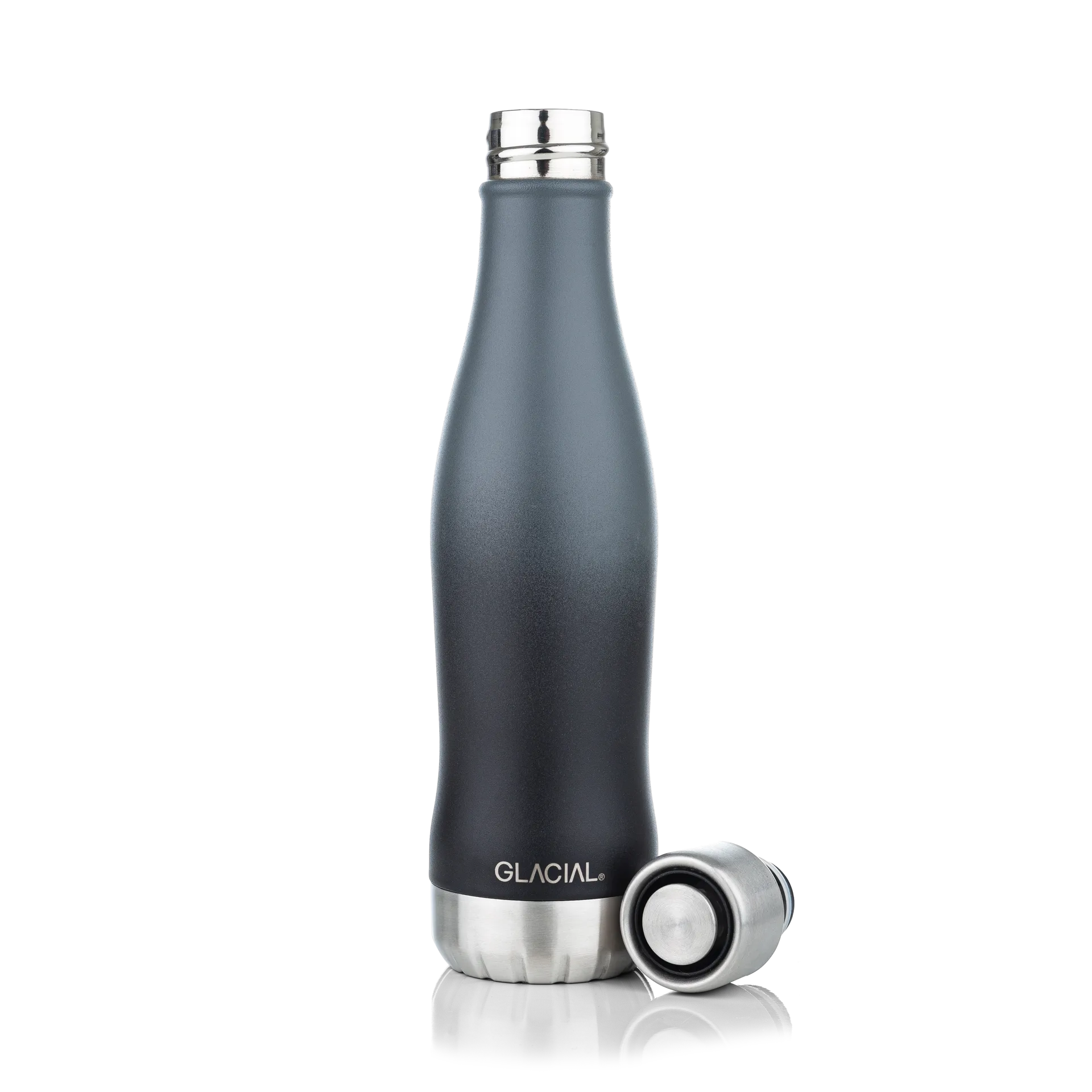 Glacial vannflaske active 400 ml, Gray fade Glacial