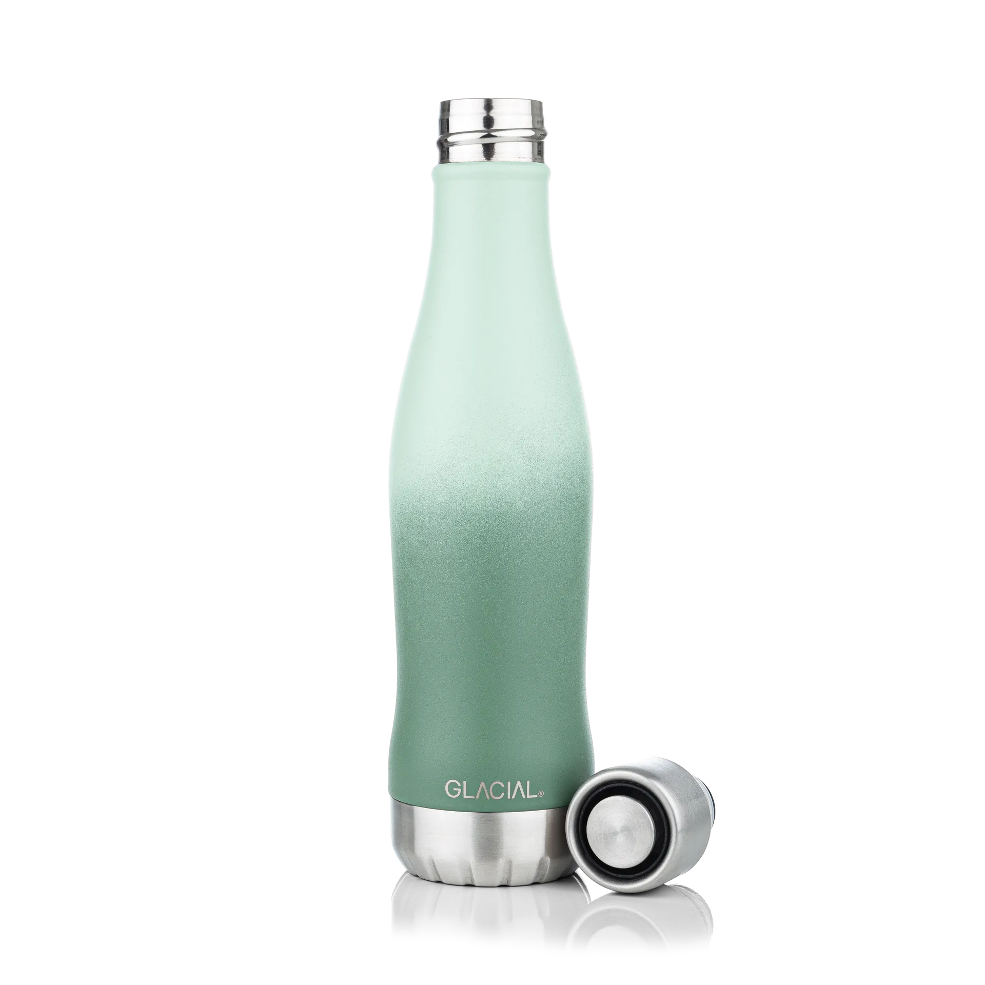 Glacial vannflaske active 400 ml, Green fade Glacial