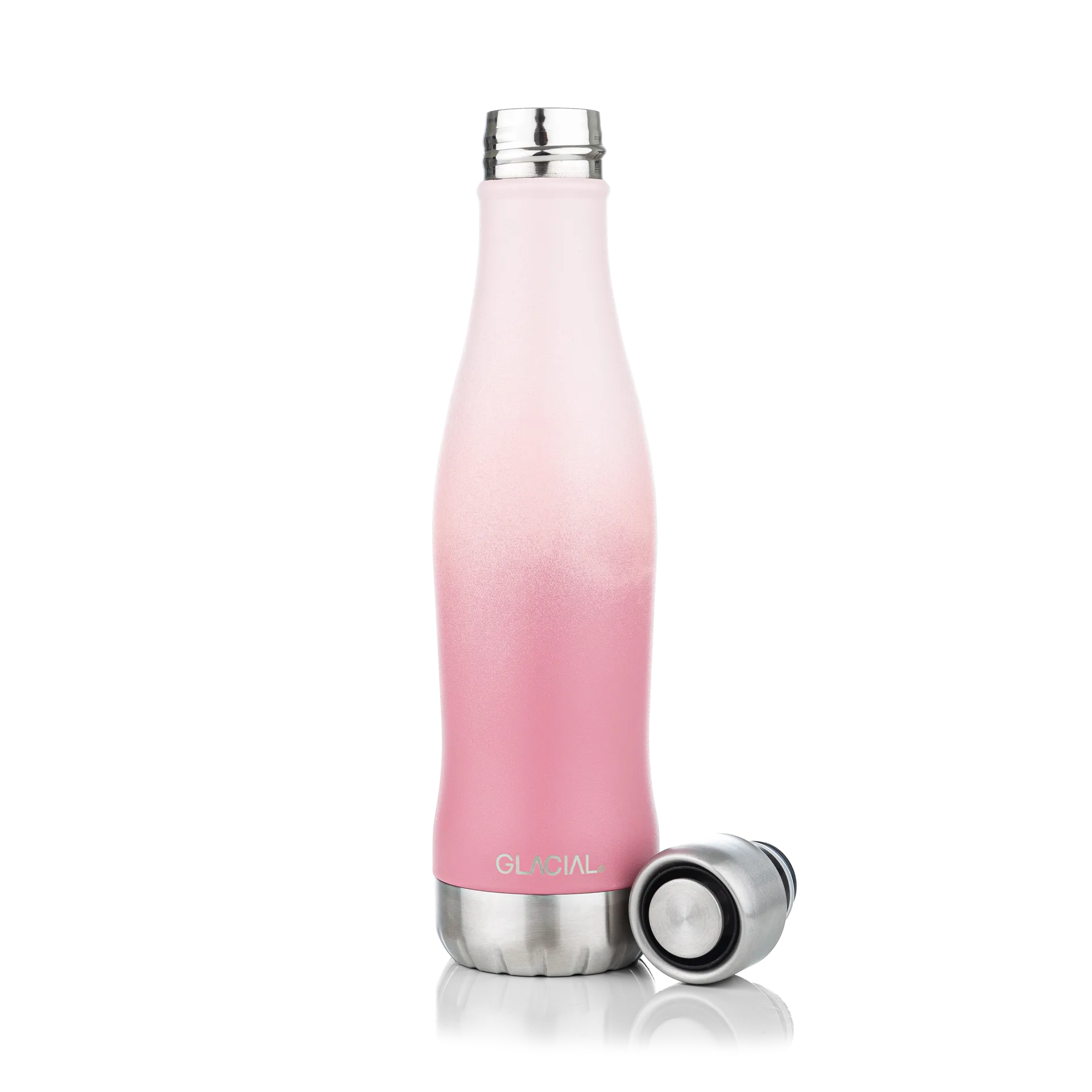 Glacial vannflaske active 400 ml, Pink fade Glacial
