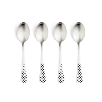 Classic dessertskje - Rustfritt stål, 15 cm, 4-pakning - Global