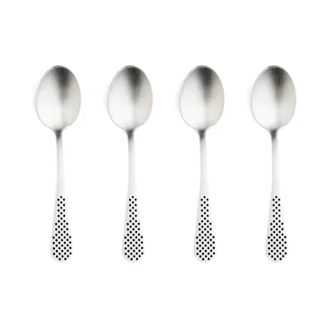 Classic kaffeskje - Rustfritt stål, 12,5 cm, 4-pakning - Global