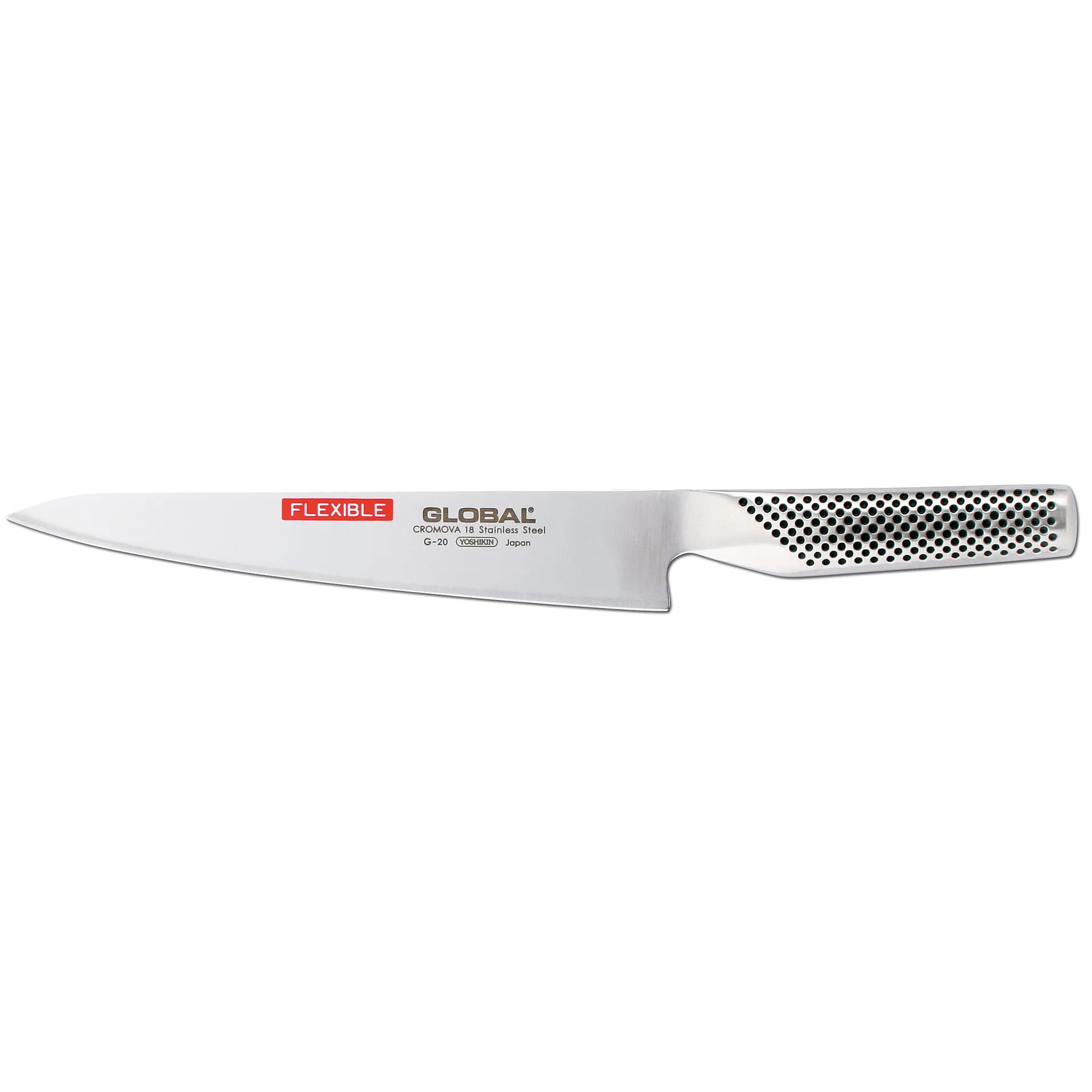 Global G-20 bred filetkniv 21 cm fleksibel, rustfritt stål Global