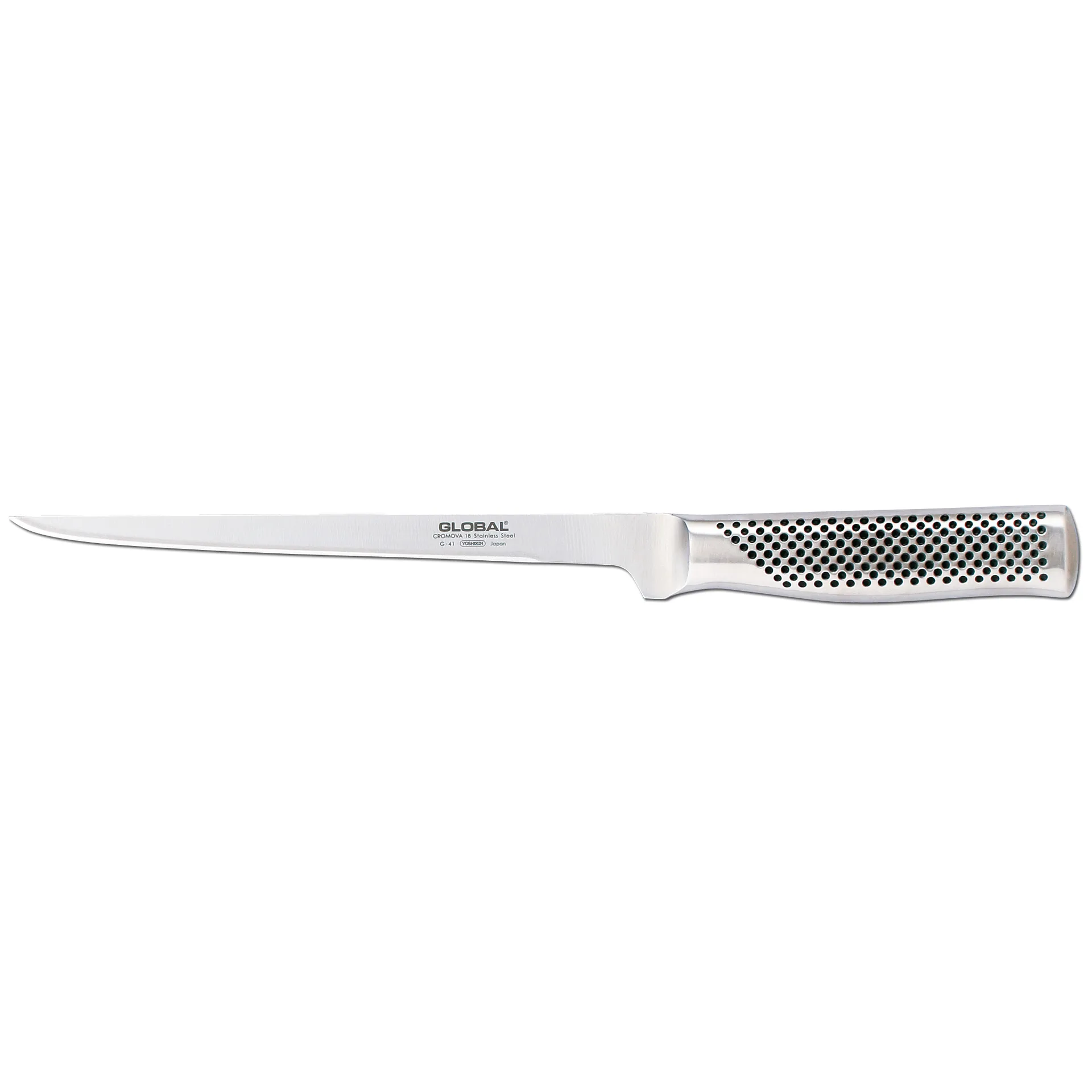 Global G-41 filetkniv 21 cm stiv, rustfritt stål Global
