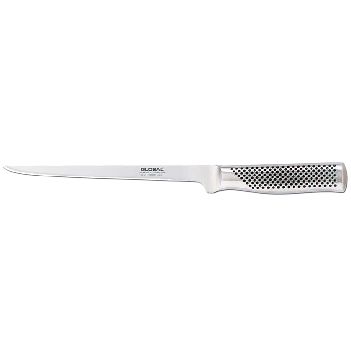 Global G-41 filetkniv 21 cm stiv - rustfritt stål - Global