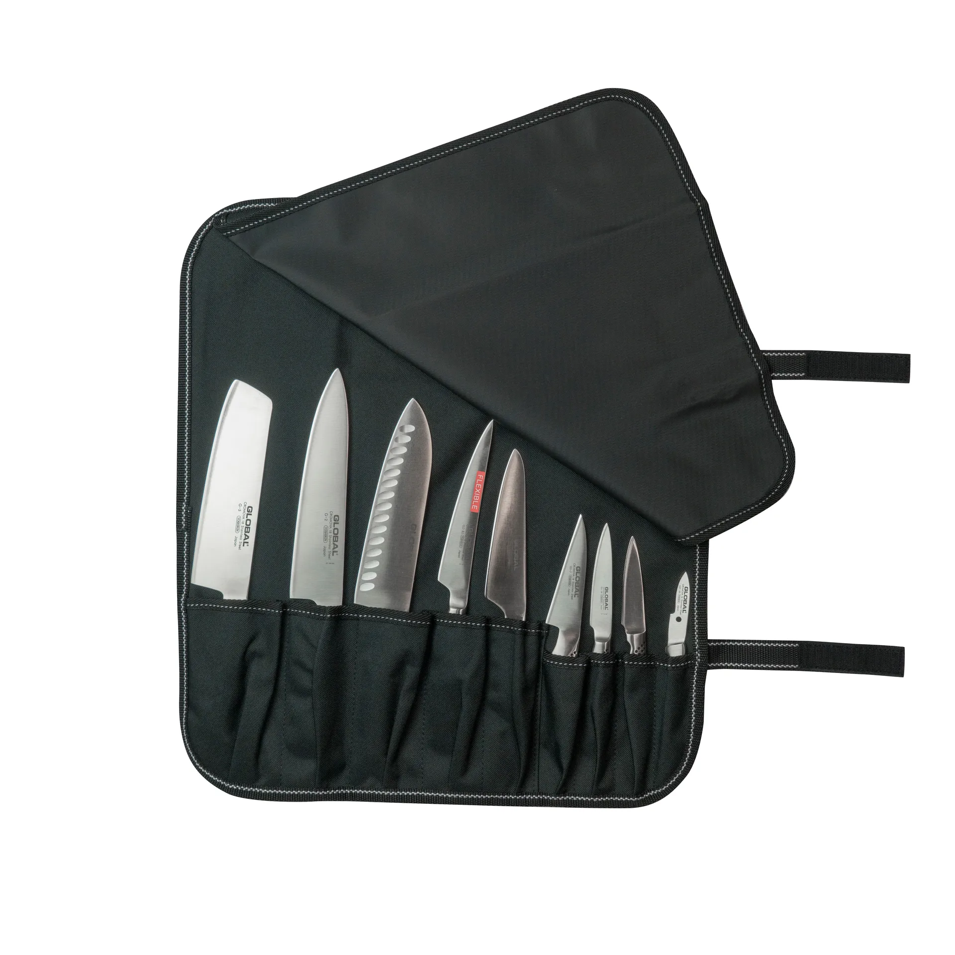 Global G-666 knivrulle, 9 lommer Global