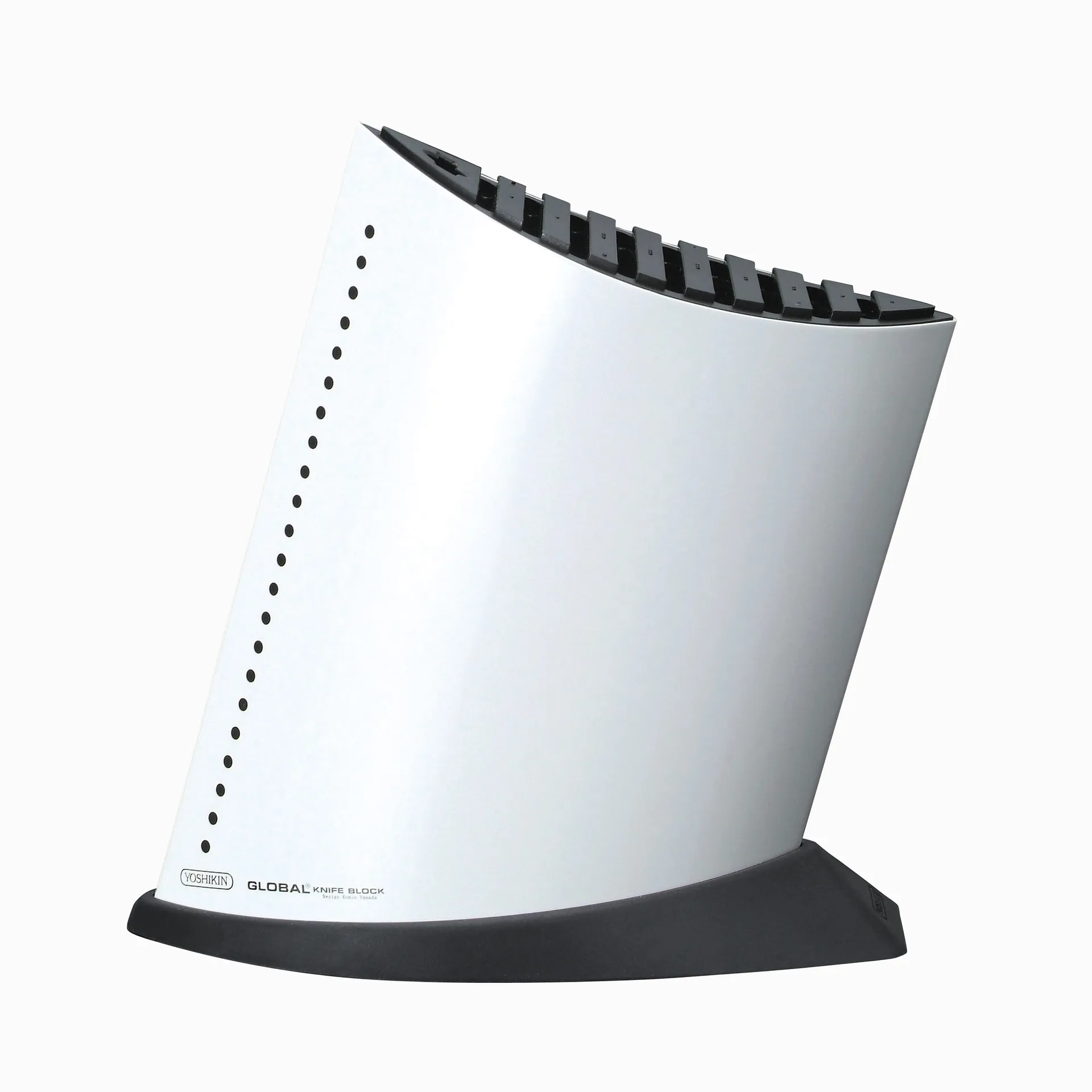 Global GKB-52 knivblokk 9+1, hvit Global